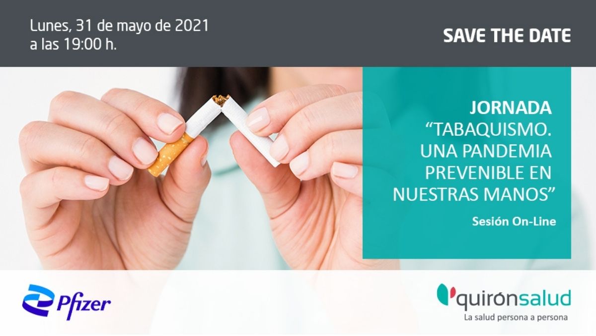 Save the date Jornada Tabaquismo TEKNON