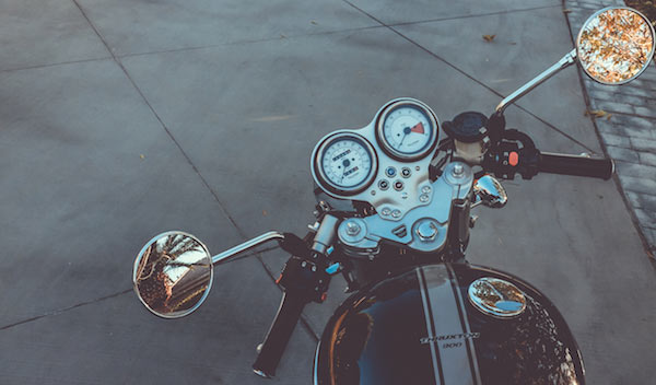 Moto vista desde arriba