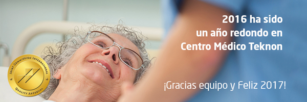 Cartel de promoción de la acreditación de la Joint Commission International