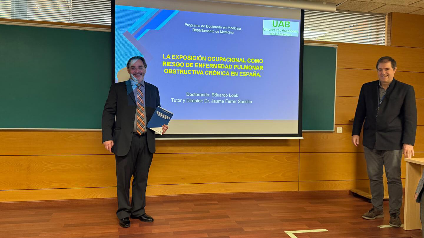 Dr. Eduardo Loeb tesis doctoral sobre la EPOC y su relación con la exposición ocupacional
