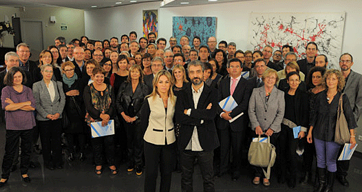 Investigadores premiados en La Marató 2013. Foto: La Marató TV3