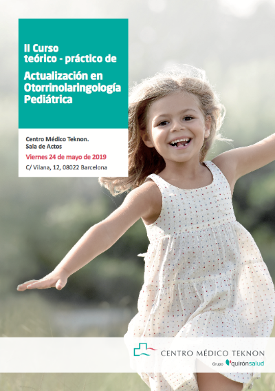 curso teorico practico actualizacion otorrinolaringologia pediatrica