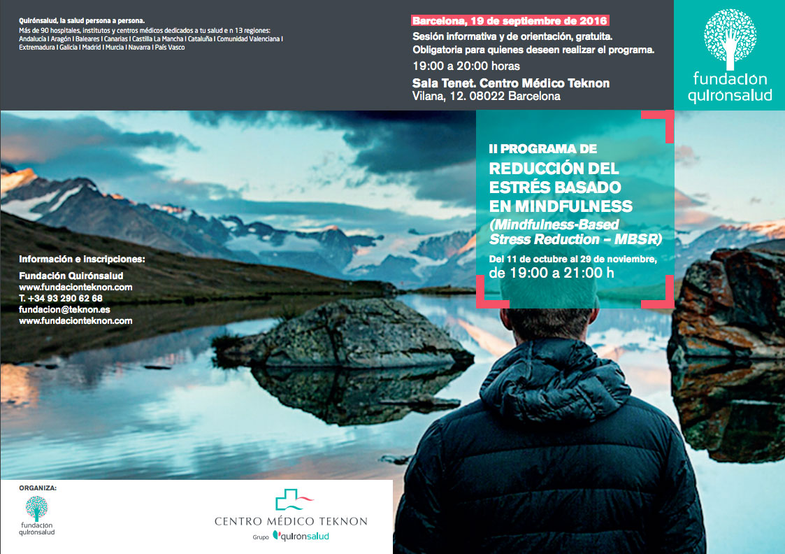 II Programa de la Reducción del Estrés basado en Mindfulness