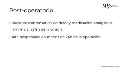Caso clínico con estabilización percutánea de fractura vertebral inestable